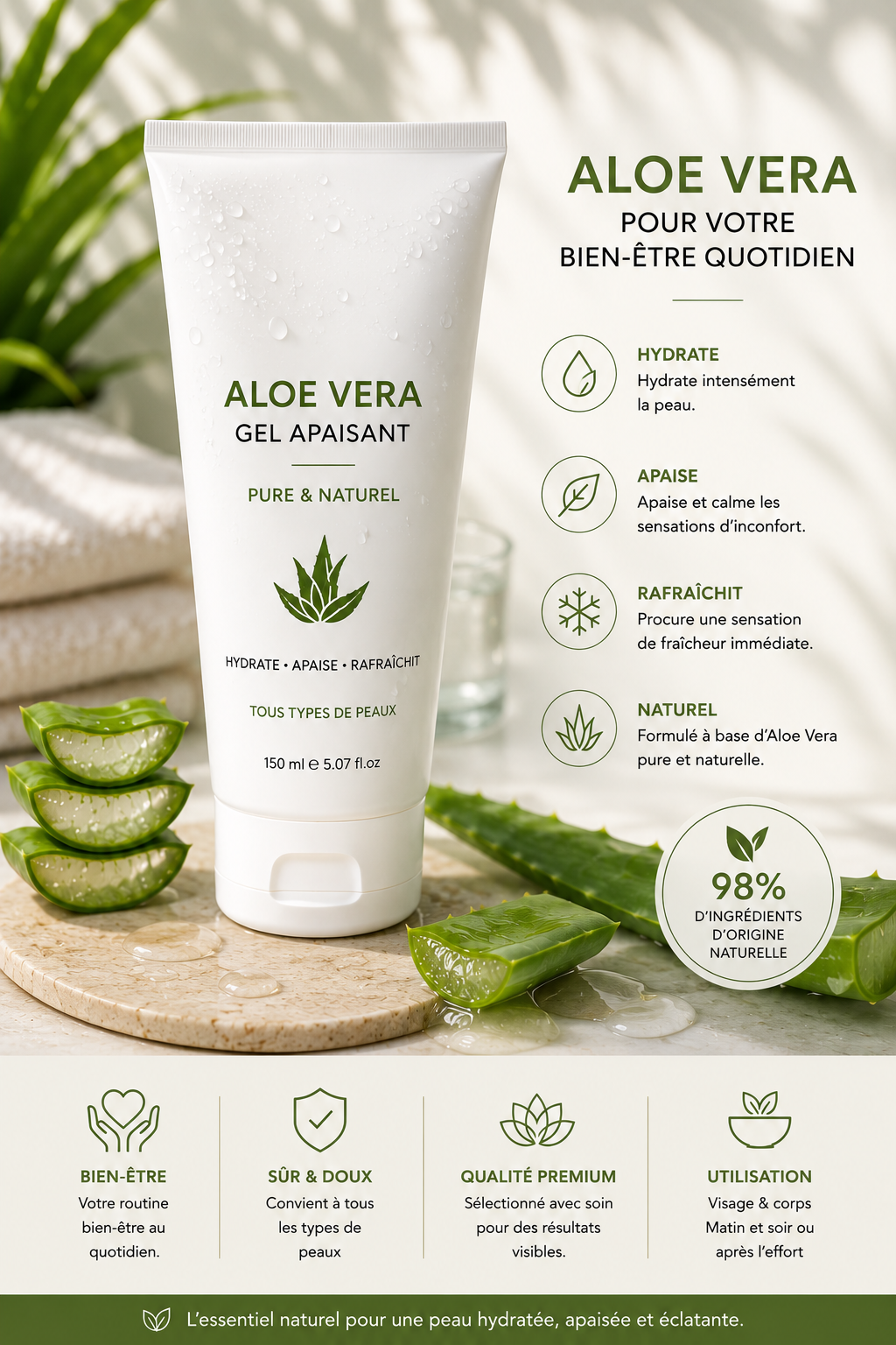 WELLNESS ESSENTIAL
HelioThera™ Soothing Aloe Gel