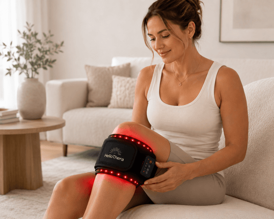 HelioThera™ ceinture de luminothérapie rouge pour soulager les douleurs du dos
