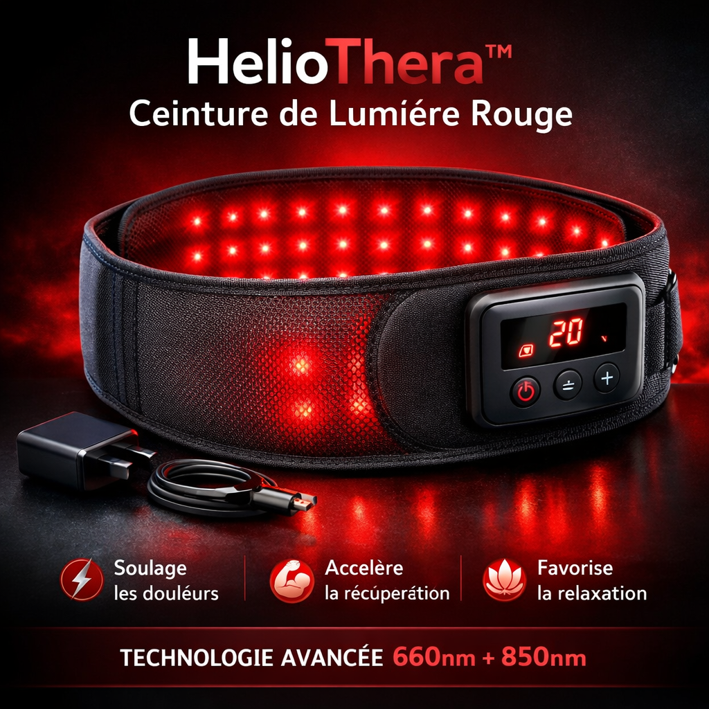 HelioThera™ – Ceinture de Luminothérapie Avancée