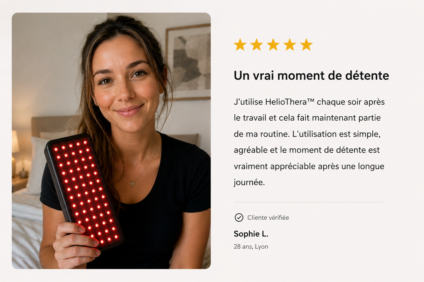 HelioThera™ – Ceinture de Luminothérapie Avancée